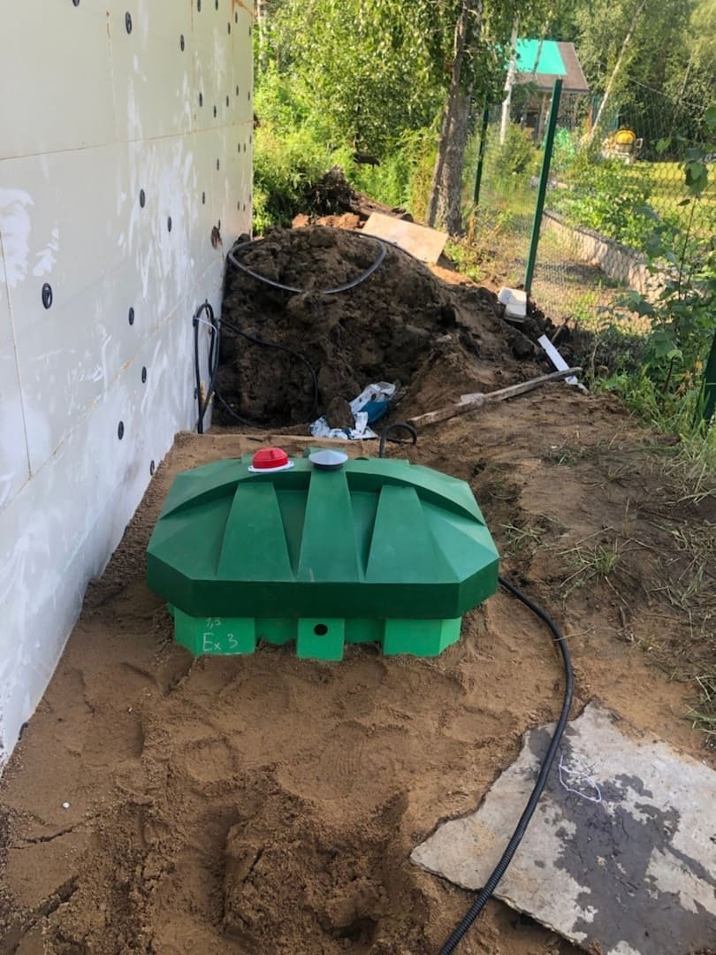 Септик Mezler aqua 3 un, насосная горизонтальная